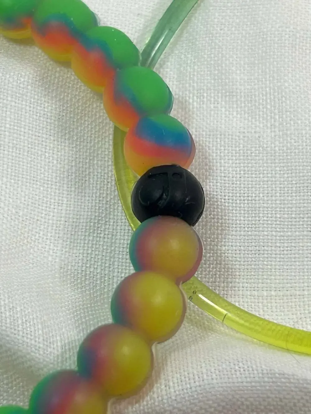 Lokai bracelet with 2 jelly bracelets